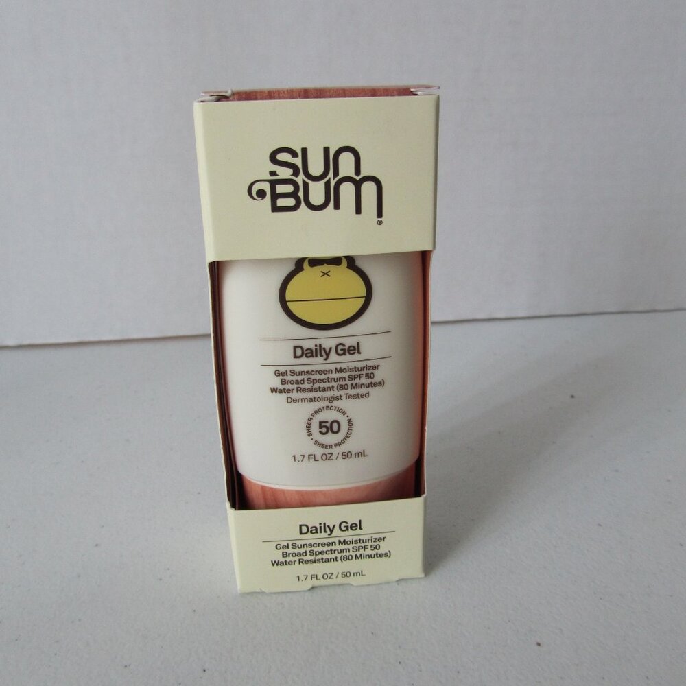 SUNBUM Daily Gel Sunscreen Moisturizer SPF 50 Water Resistant 1.7 fl oz